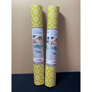 Con Tact Liners Grip Prints Shelves And Drawer Liners Set Of 2 NEW